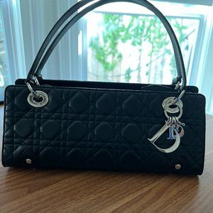 Christian Dior Lady East West Bag in Black